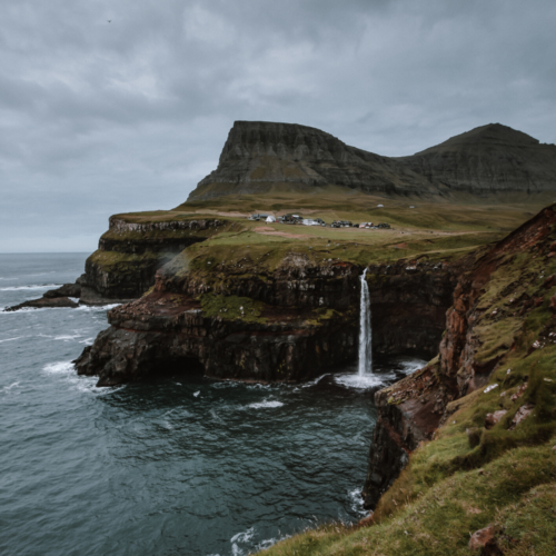 Múlafossur waterfall, Faroe Islands