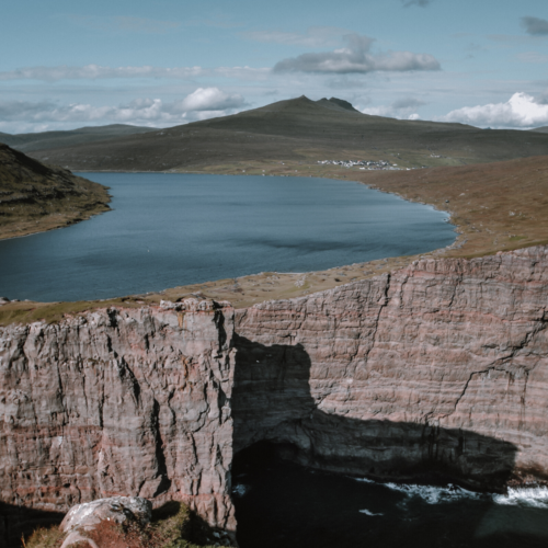 Faroe Islands Optical Illusion Lake