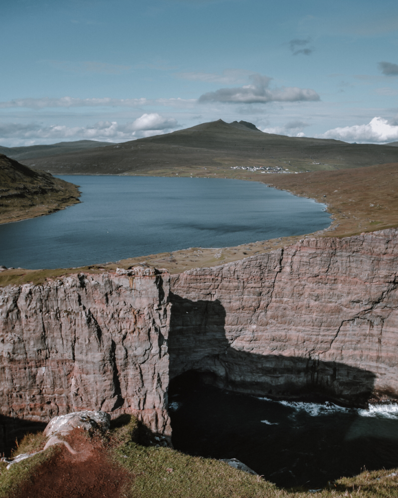 Faroe Islands Optical Illusion Lake