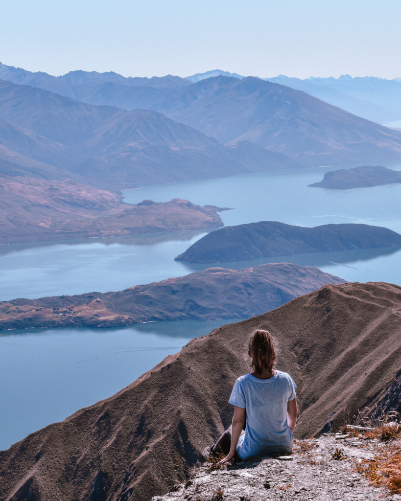 View of Lake Wanaka from Roys Peak, New Zealand