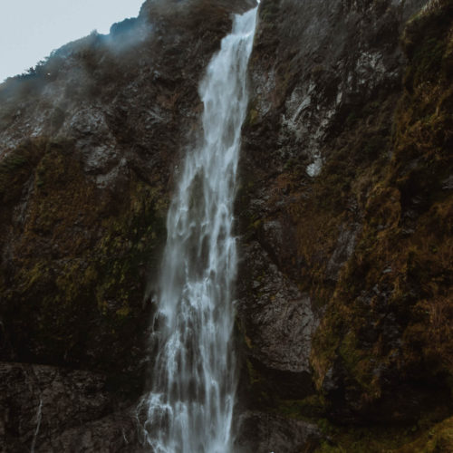 Devil's Punchbowl Waterfall, Arthur's Pass, New Zealand