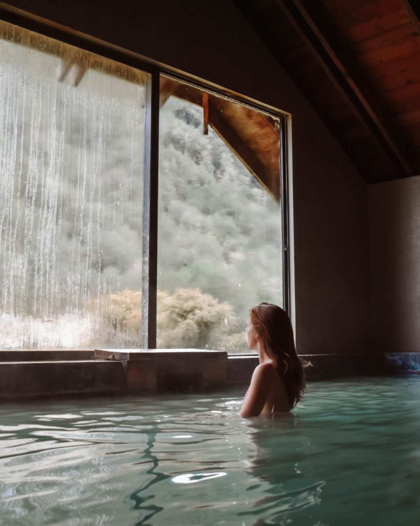 Indoor Hot Pool, Maruia Hot Springs, New Zealand South Island