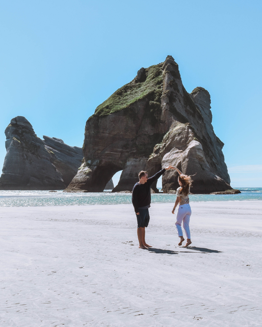 Wharariki Beach, New Zealand