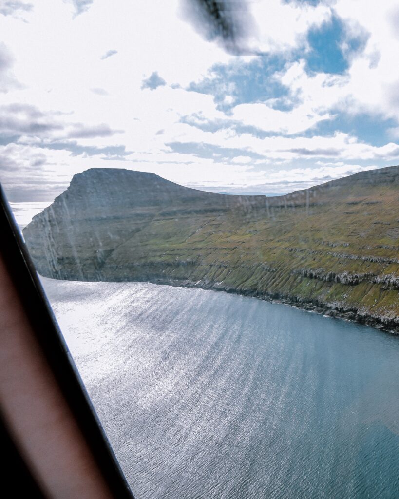 Who operates the Faroe Islands helicopters?