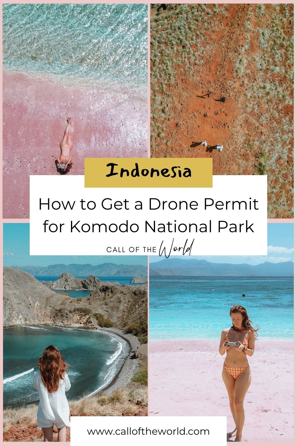 How to get a drone permit for Komodo National Park Padar Island