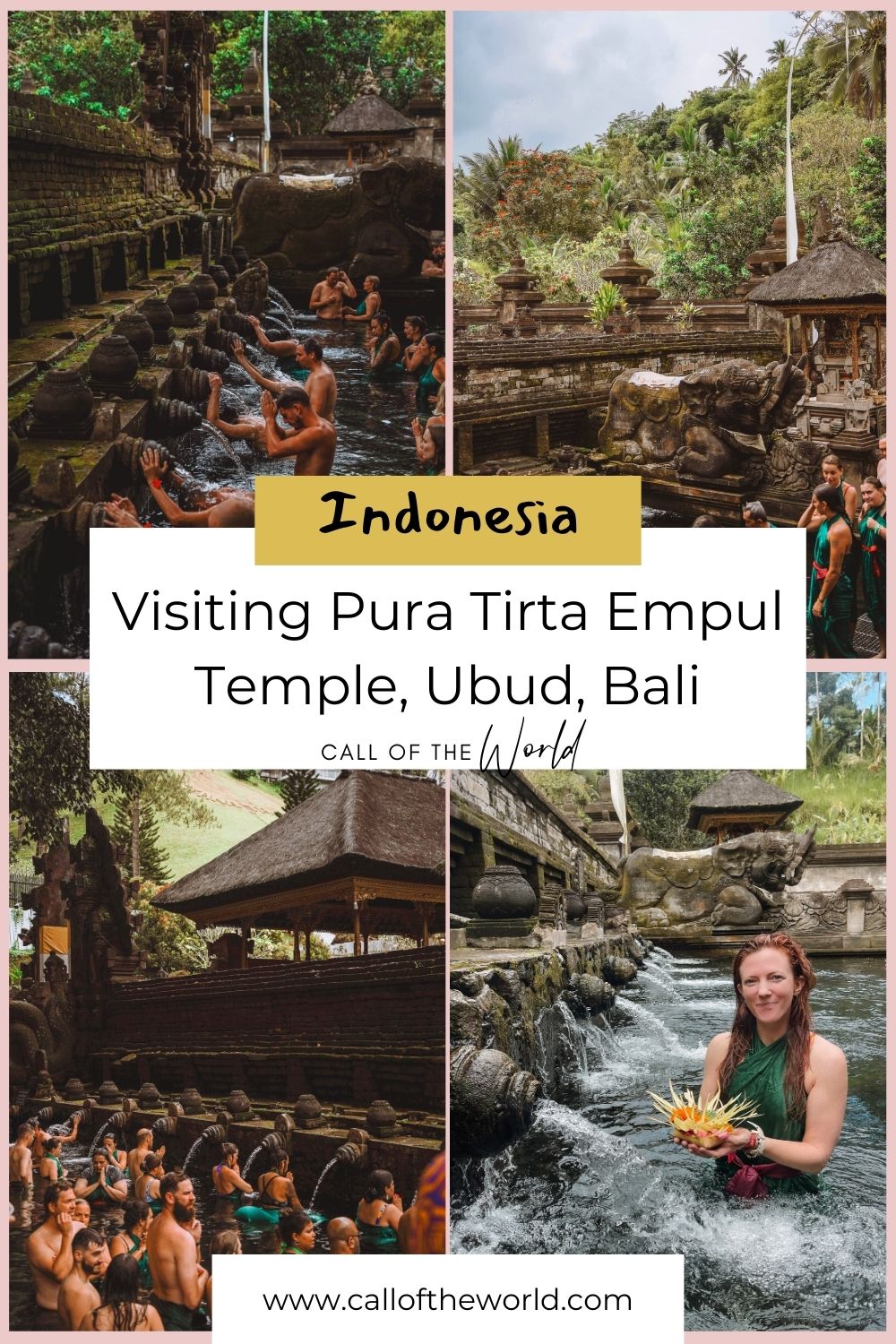 Visiting Pura Tirta Empul Temple, Ubud, Bali