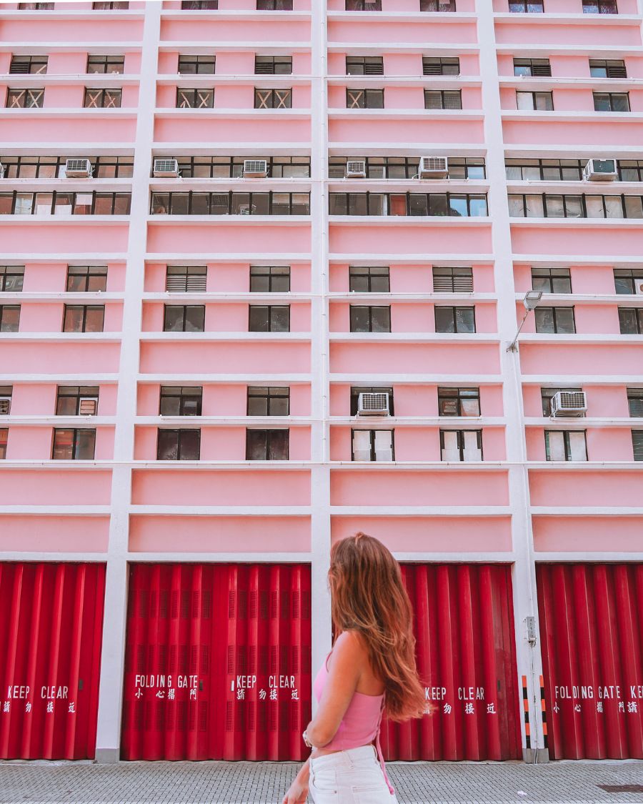 North Point Fire Station Pink Photo Spots in Hong Kong You Must Visit